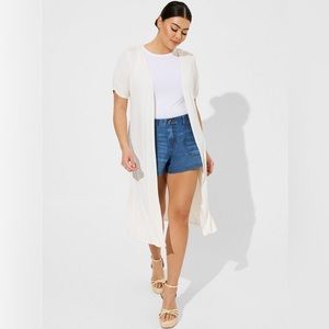 NWT Torrid Duster Short Sleeve, 4X